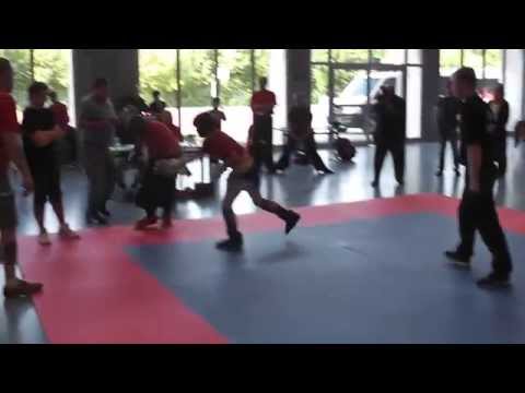 2014-09-27 DM-AFSO Niklas Baumann Sieg im Finale LK Jungs +50Kg - Sugambrer Fightclub