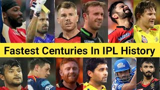 Fastest Centuries In IPL History 🏏 Top 25 Century 💯 #shorts #chrisgayle #viratkohli #abdevilliers