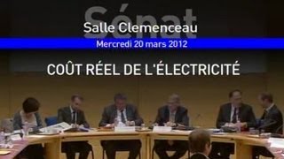 Jancovici "Commission d'enquête sur le coût réel de l'électricité" Sénat