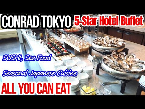 Conrad Tokyo 5-Star Buffet | Unlimited Sushi, Seafood & Japanese Beef Tongue!