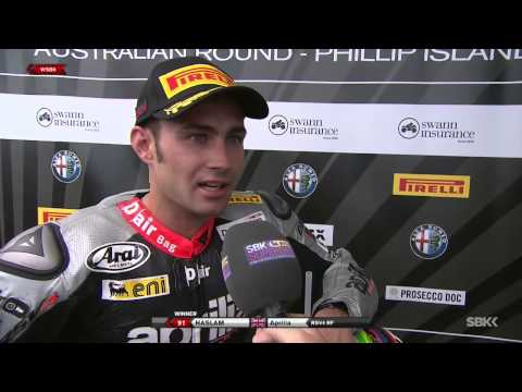 Haslam takes Race 2 win - his reaction