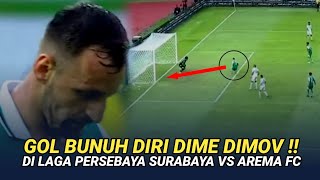 Download lagu Highlight Persebaya Surabaya vs Arema FC || Dime Dimov's own goal in the Persebaya vs Arema match 😱🔥 mp3