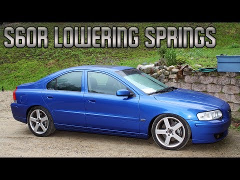 S60R Lowering Spring Install