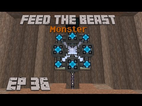 Feed The Beast Monster Ep 36 Setting Up Base Bee