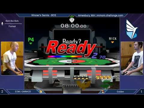 MMOM161 SSBM - GWM420 (Fox) vs. Golden (C. Falcon) - Melee WSF