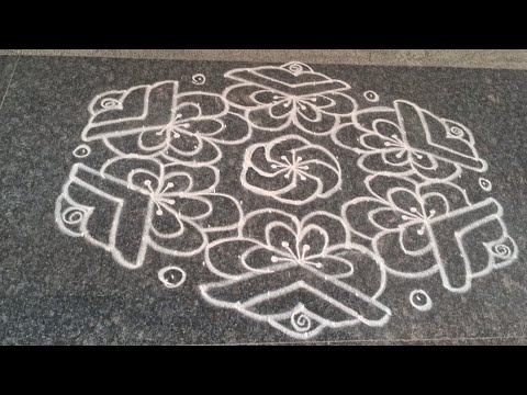 Easy and simple #rangoli #designs#indianart #viralvideo