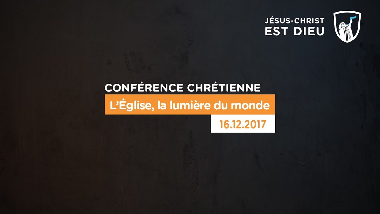 Thumbnail of video: L'Église, la lumière du monde - Evry