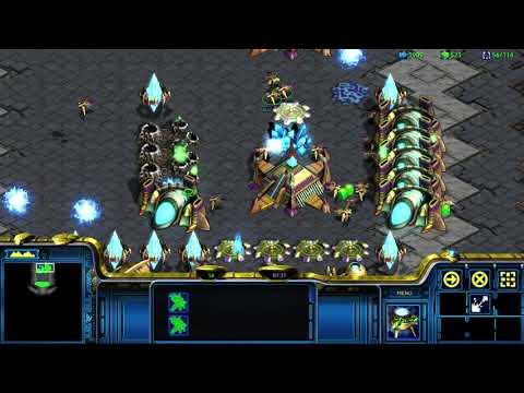 Starcraft: Remastered Broodwar 1v7 computers on Fastest Map with Protoss