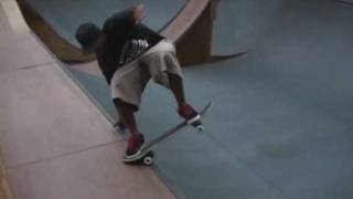 Chuck Treece Skates Bam's Ramp