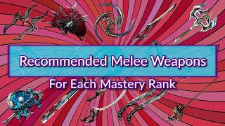 Warframe | Recommended Melee Weapons for Each Mastery Rank, Updated 2022 Version