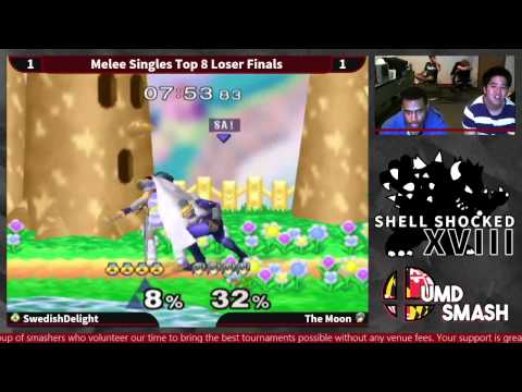 SS18 - SwedishDelight (Sheik) vs The Moon(Marth) Losers Finals