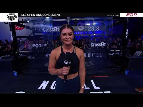 Crossfit Open 23.3 Live Announcement.  Crossfit Open2023