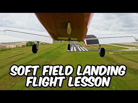 Can This Student Get the Perfect Soft Field Landing? (Flight Lesson Highlights)