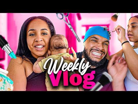 WEEKLY VLOG: HAIR MISHAPS, BABY SHOOTING, CRAZY SHOPPING, CLOTHING OUTLET & MORE