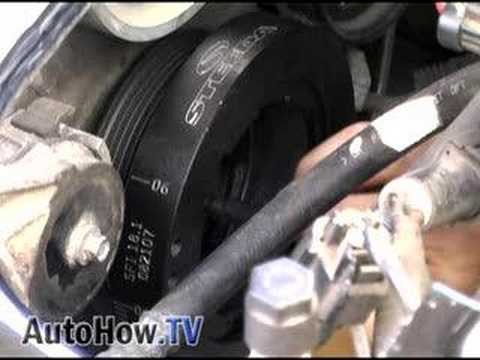 How to Install Underdrive Pulleys (4.6L Mustang)--AutoHow.TV