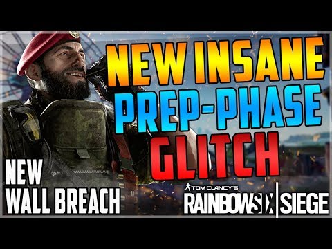 (OP) INSANE GET OUTSIDE IN PREP PHASE GLITCH + WALL-BREACH ON THEME PARK (Rainbow Six Siege)