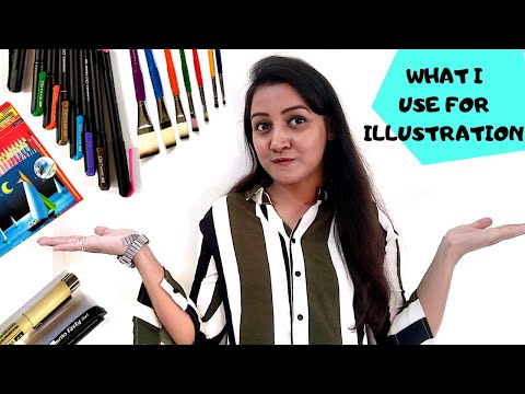 My Fashion Illustration Tools || Material Detail || Fashion Illustration