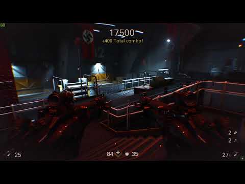 Wolfenstein II The New Colossus Combat Simulations - Glocke Hangar (Platinum Medal)