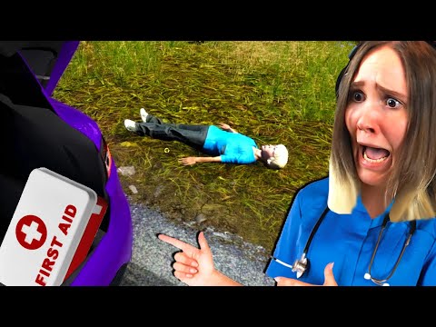 Katsojani Joutui KOLARIIN. Minun Pitää AUTTAA Häntä! (tää on PELI)