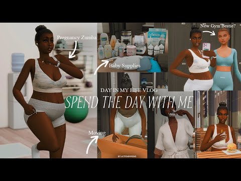 Day in the life of my pregnant sim| preparing for the baby, packing for new house etc| A Sims 4 Vlog