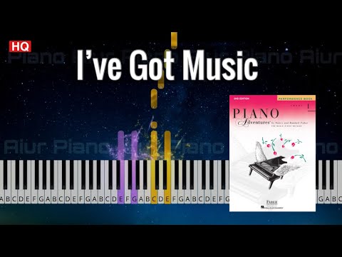 I've got music | Piano Adventures Level 1 Performance Book
