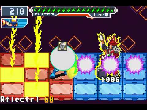 MegaMan Battle Network CHRONO X Demo (5) Vs Riffman