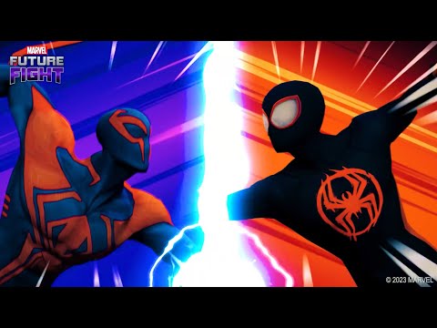 Across the Spider-Verse! T4 MILES MORALES & T3 SPIDER-MAN 2099  Marvel Future Fight