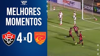 VITÓRIA 4 x 0 JUAZEIRENSE / CAMPEONATO BAIANO 2026 / RODADA 4 / MELHORES MOMENTOS
