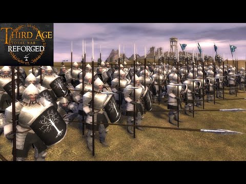 NAVAL INVASION OF ANFALAS (Siege Battle) - Third Age: Total War (Reforged)