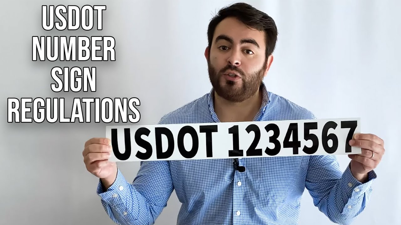 USDOT Number Sticker Decal Lettering Basic Requirements | Guide To Displaying Your USDOT Number