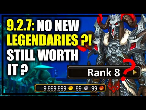 Patch 9.2.7: IMPORTANT NEWS! We won't get new LEGENDARIES! What to do now? WoW Shadowland GoldMaking