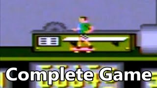 Super Skateboardin' Atari 7800 Complete Game Gameplay - The No Swear Gamer