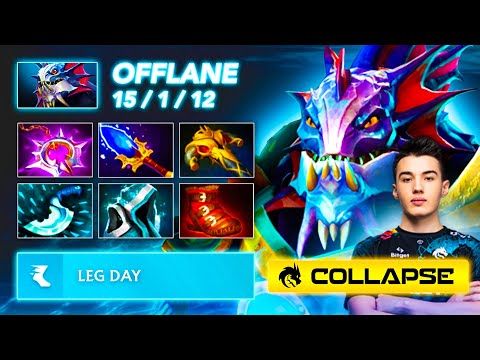 [7.39d] Collapse SLARDAR Offlane | Full Gameplay Dota Class