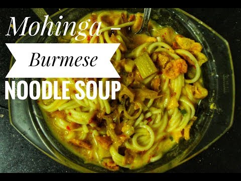 Mohinga recipe - Noodle soup - indianized version - Fusion food