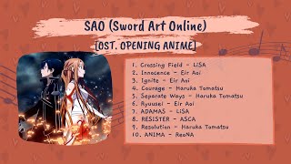 PLAYLIST OST OPENING ANIME SAO (SWORD ART ONLINE) 