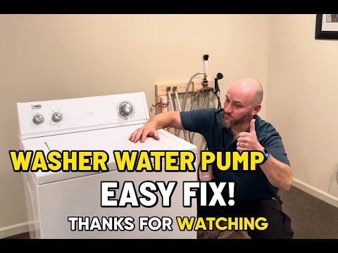 Whirlpool Washer Drain Pump Replacement - EASY FIX STEP BY STEP!