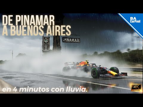 🌧️ De Pinamar a Buenos Aires en 4 Minutos | Tarde Lluviosa → Noche Porteña (4K)