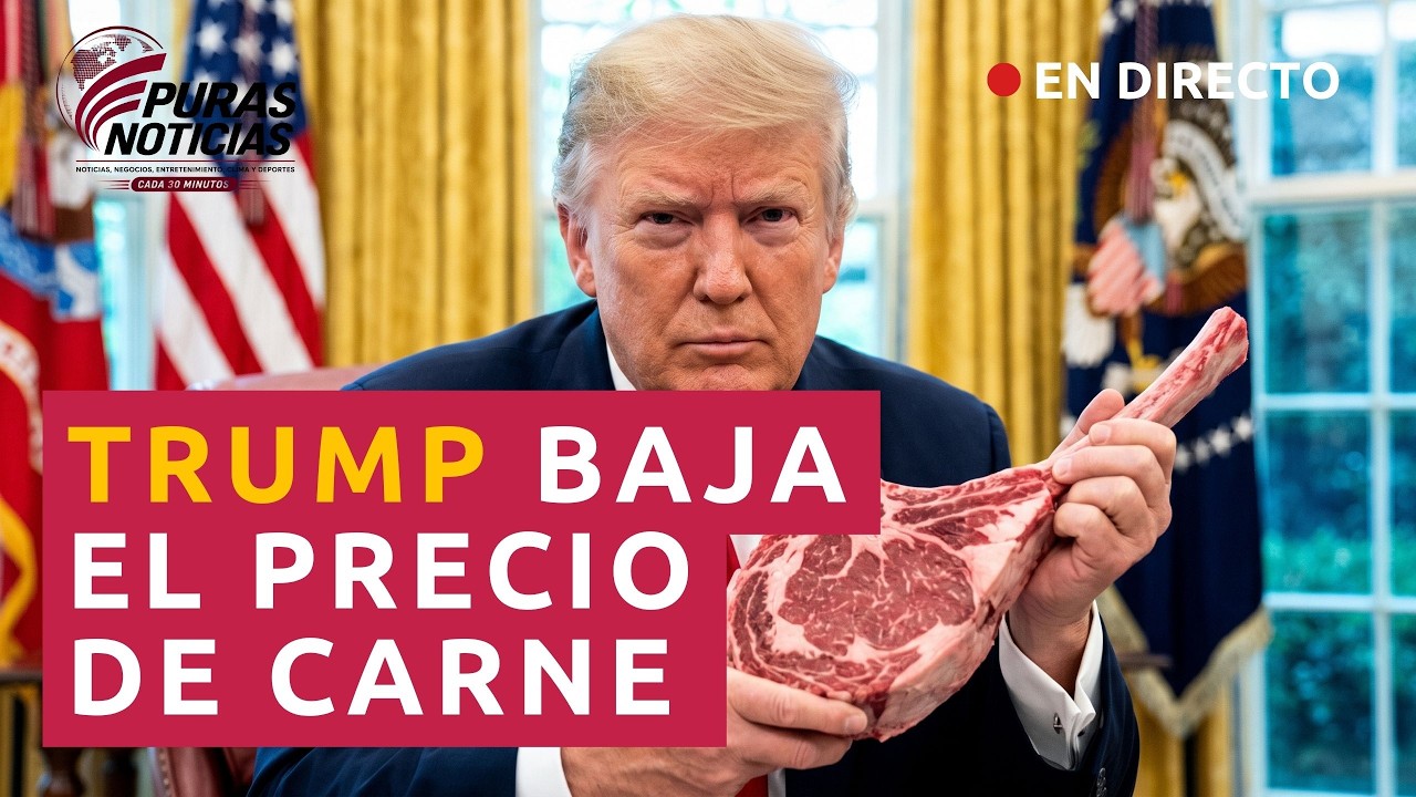 TRUMP toma MEDIDA DRÁSTICA: ¡Baja el PRECIO de la CARNE hoy! | Claro y Directo América