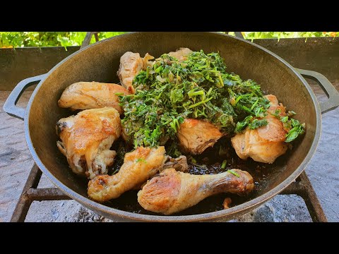 ANCIENT AZERBAIJANI CHICKEN DISH - MURGUTUSH | SO DELICIOUS AND SIMPLE DINNER IDEA😋