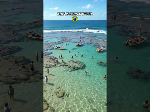 Pernambuco, Brazil: A Tropical Paradise You Need to See! #shorts