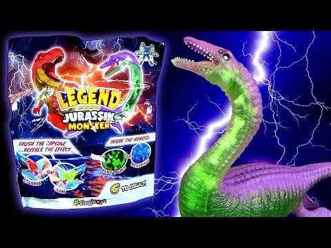 Sbabam ® Legend Of Animals - Jurassik Monster - Elasmoslash / Elasmosaurus - Unboxing & Test