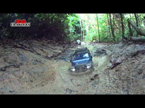 Axial SCX10 RC4WD Trail finder 2 RCModelex Defender 110 Land Cruiser RC offroad adventures Part 2