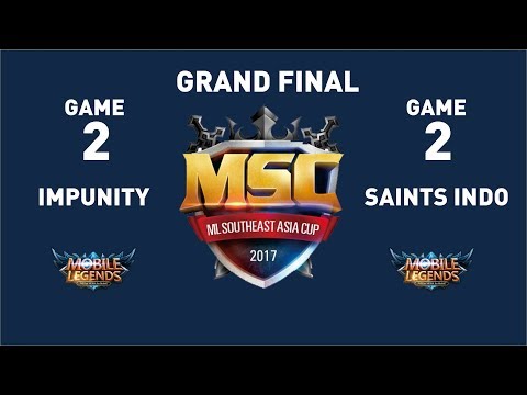 GRAND FINAL MSC DAY 1   IMPUNITY VS SAINTS INDO   GAME 2