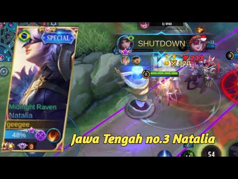 Natalia EXP Lane Cara Lawan Ruby | Top Global Natalia-MLBB