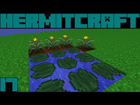 Hypno HermitCraft FTB Monster S3E17: Lilypads, Watering Can & Crops!!!