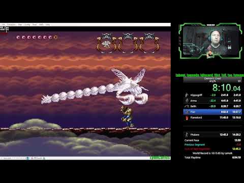 Demon's Crest SNES any% 12:59 speedrun by LynnCarius