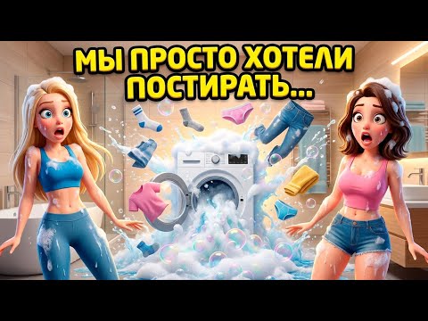 МЫ ПРОСТО ХОТЕЛИ ПОСТИРАТЬ… 😳 | Чудо-стирка