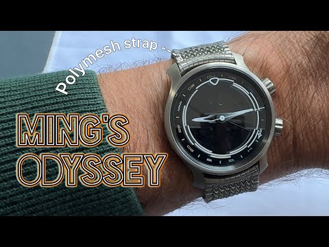Ming 37.11 Odyssey on Polymesh Titanium bracelet 