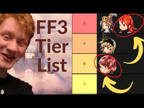 Final Fantasy III Jobs RANKED from WORST to BEST! (FF3 Tier List) [PSP/DS]