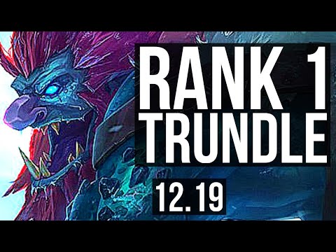 TRUNDLE vs GP (TOP) | Rank 1 Trundle, Rank 7, 8/1/7, 1.5M mastery, Godlike | TR Challenger | 12.19